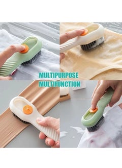 HEXABEX Multipurpose Long Handle Brush for Shoes, Bathtub, Tiles, Walls, Countertops  - Image 5