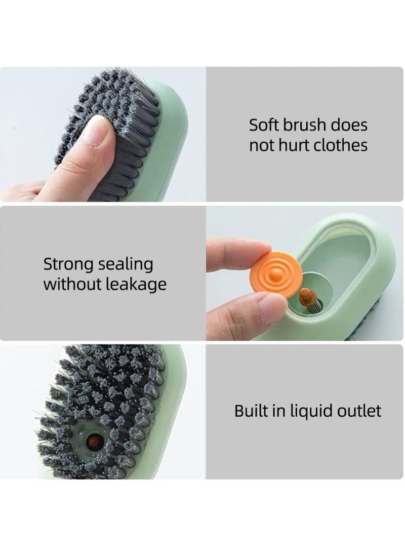 HEXABEX - Multipurpose Long Handle Brush for Shoes, Bathtub, Tiles, Walls, Countertops - Image 1