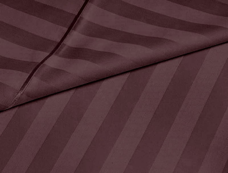 Kuber Industries Lining Design Breathable & Soft Cotton Pillow Cover/Protector/Case- 18x28 Inch, Set of 2 (Coffee)-HS43KUBMART26761, Brown, Standard - Image 2