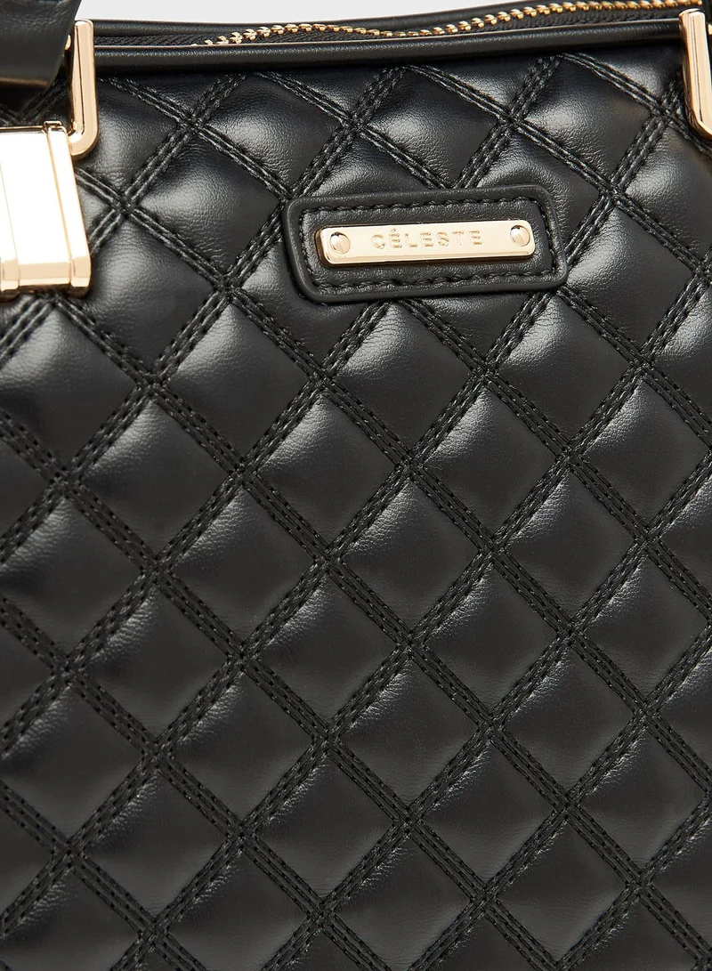 Celeste Quilted Top Handle Crossbody