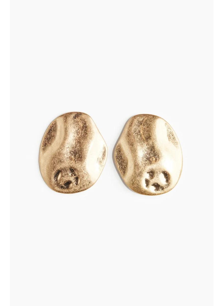 H&M Hammered Earrings