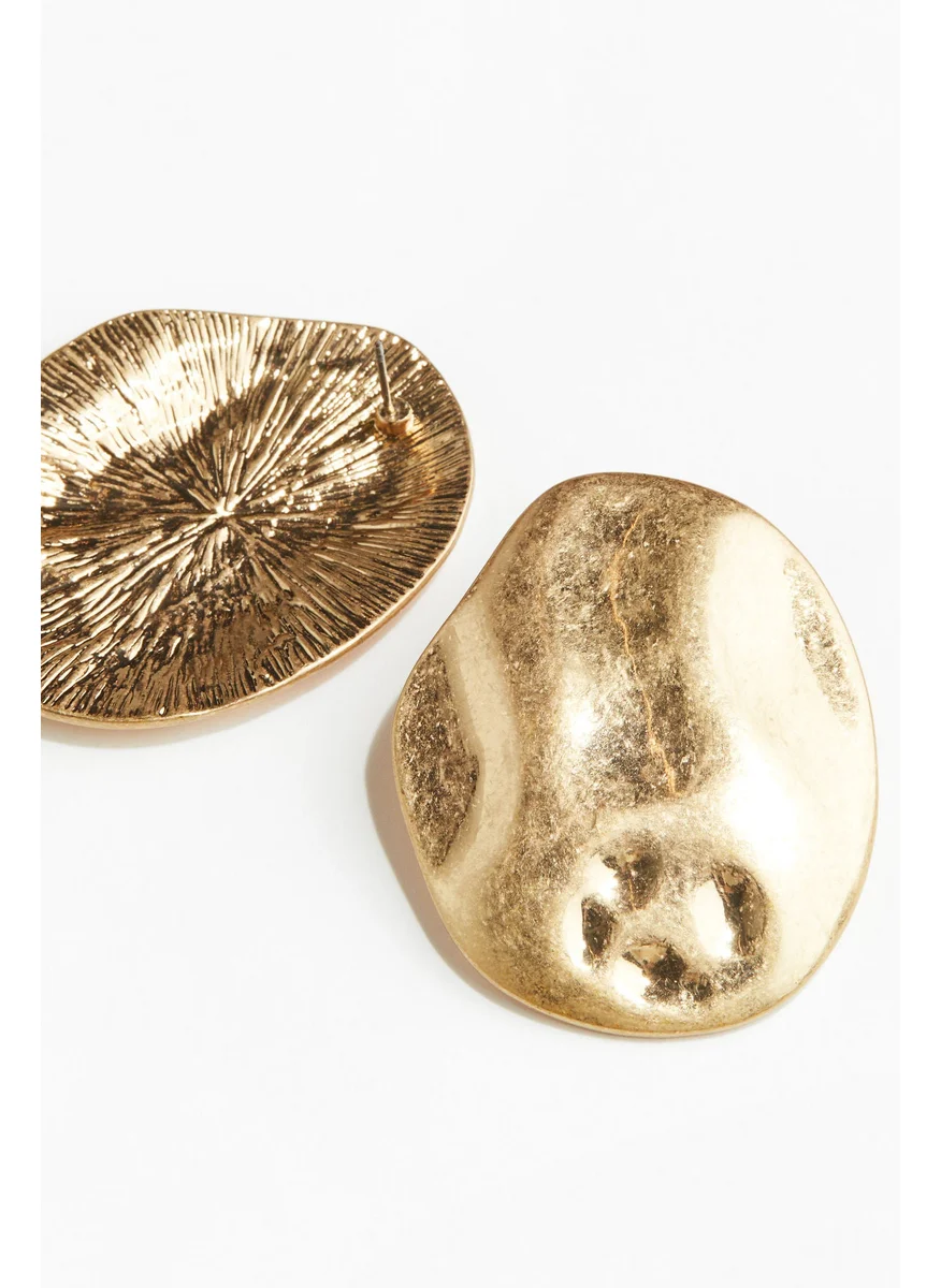 H&M Hammered Earrings