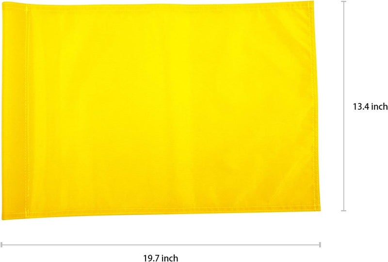 KONDAY Green Golf Training Flag, Nylon Putting Green Target, Indoor/Outdoor Backyard Garden Portable, 19.7" x 13.4" - Image 2