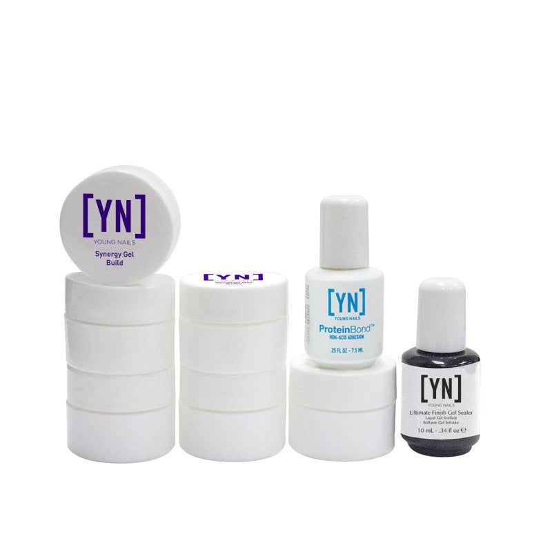 Young Nails False Nail Trial Synergy Gel Kit - Image 1