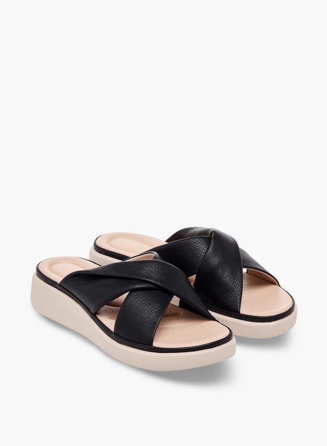 Le Confort Women Cross Strap Wedge Sandals - Image 3