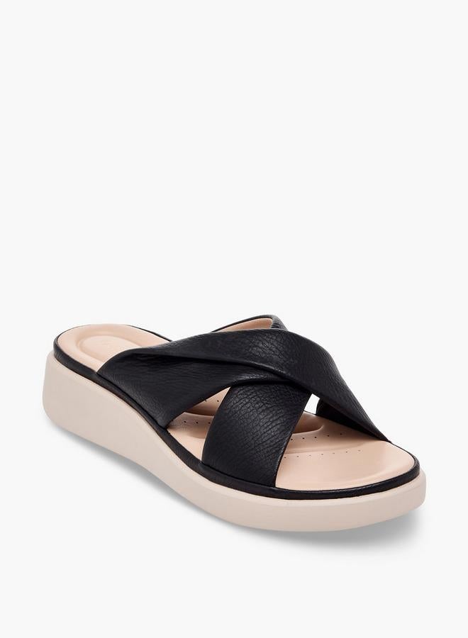 Le Confort Women Cross Strap Wedge Sandals - Image 2