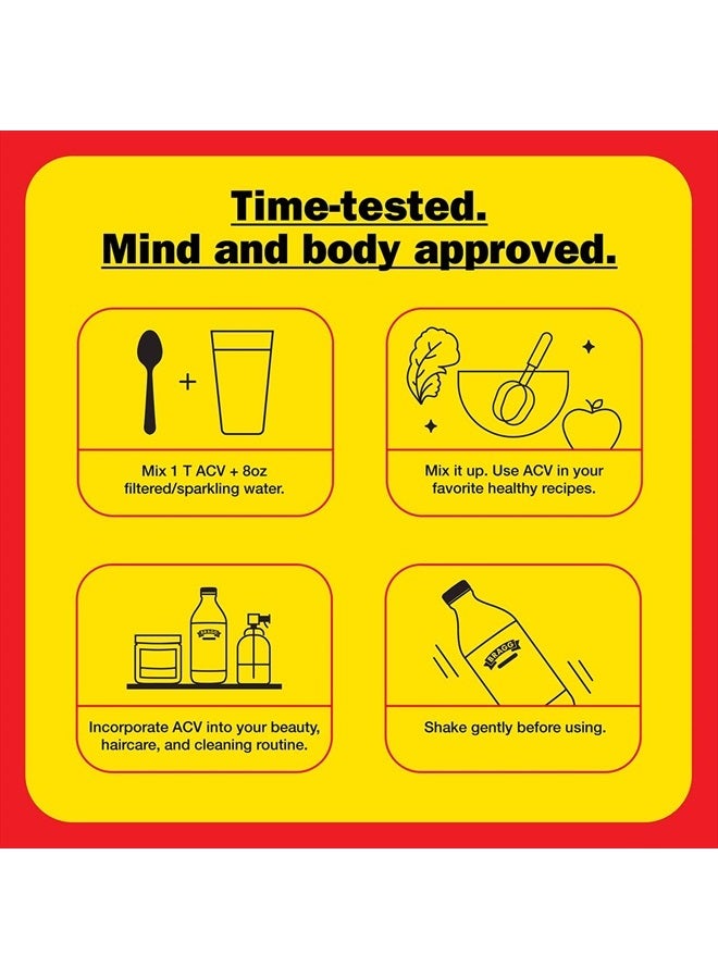 Bragg Organic Apple Cider Vinegar with the Mother - 1 gal (128 fl oz) - Raw and Unfiltered - Image 4