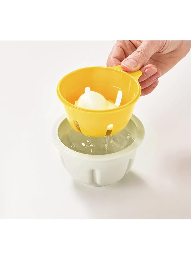 جوزيف جوزيف جهاز سلق البيض في الميكروويف M Poach، أبيض/أصفر، مقاس واحد، 20123 - Image 3