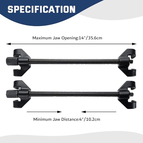 DASBET 14" Coil Spring Compressor Tool Suspension Strut Remover Installer Kit Macpherson Coil Spring Compressor - Image 2