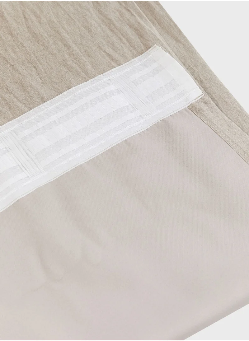 اتش اند ام 2-Pack Linen Blackout Curtain Lengths