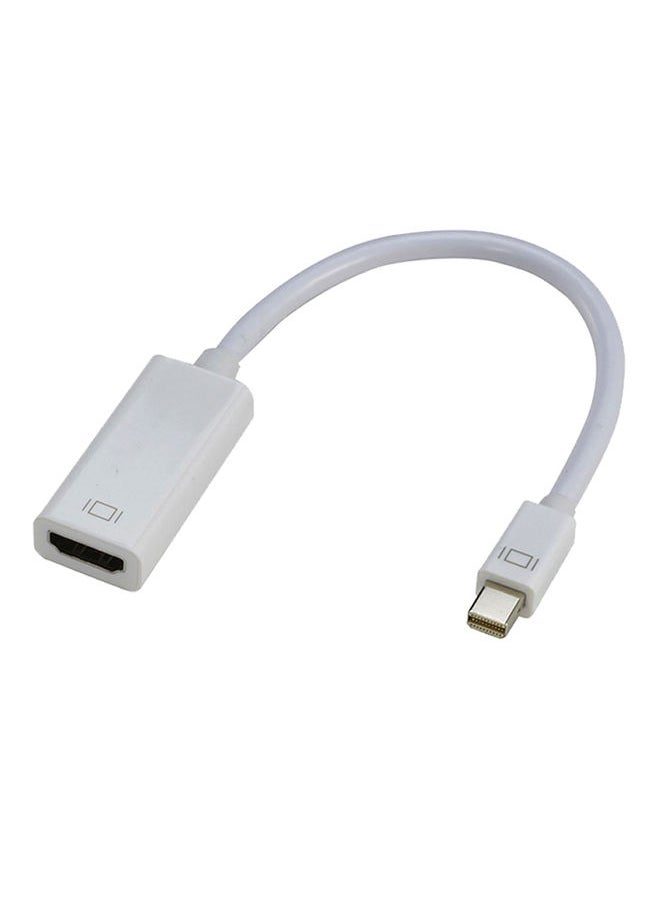 NIBEMINENT DP To HDMI Adapter For Apple MacBook White 