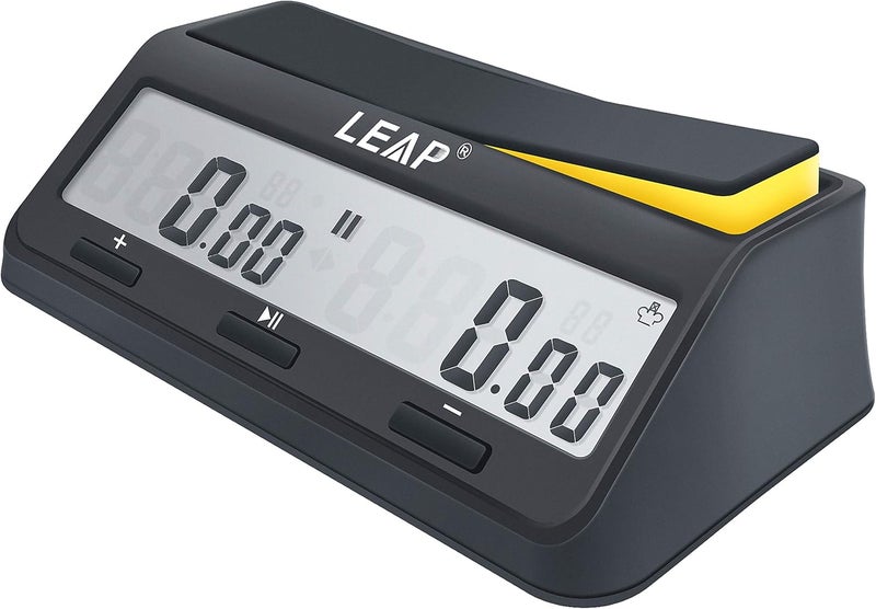 LEAP Chess Clock Digital Timer Advanced for Game and Chess Timer with Bonus & Delay Count down up Alarm - Image 1
