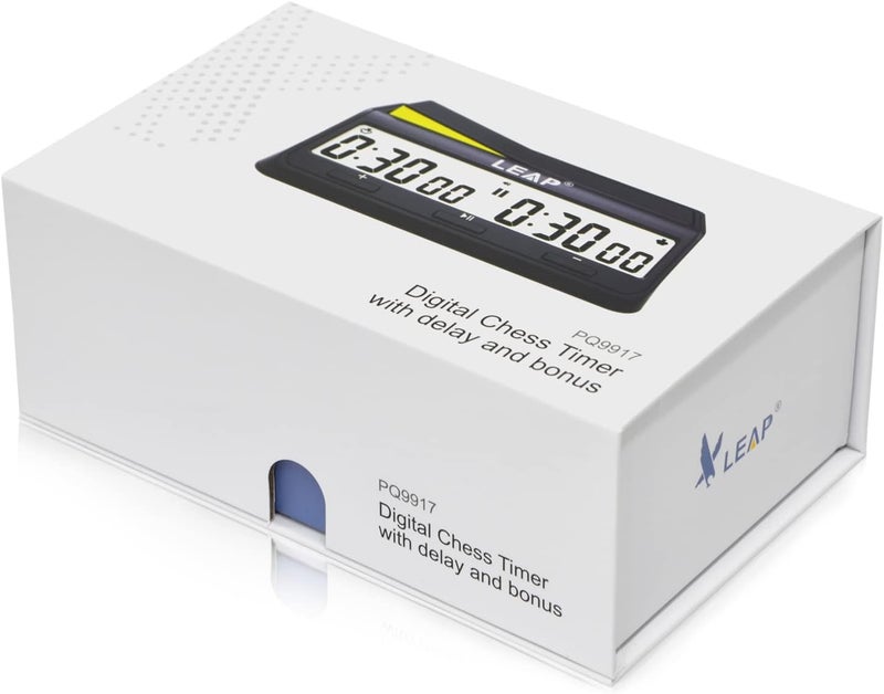 LEAP Chess Clock Digital Timer Advanced for Game and Chess Timer with Bonus & Delay Count down up Alarm - Image 5
