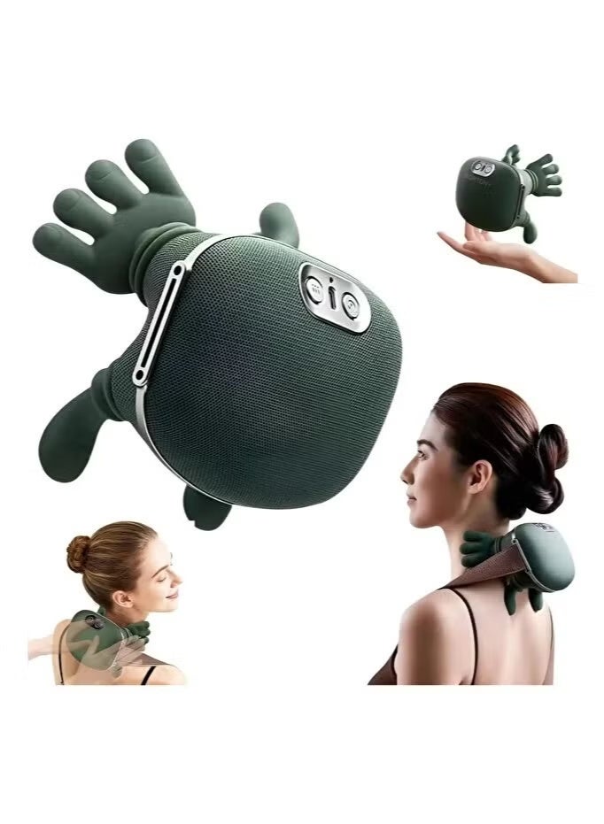 GENNEXT 4D Bionic Neck and Shoulder Massager with Heat – Wireless Rechargeable Deep Tissue Shiatsu Massager for Neck, Back, Shoulders & Full Body Pain Relief, Portable Electric Kneading Device with Soothing Heat Therapy for Home, Office, Car & Travel - Image 1