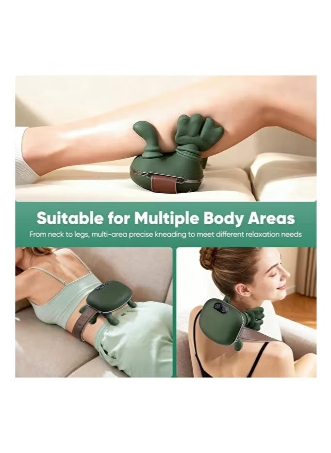 GENNEXT 4D Bionic Neck and Shoulder Massager with Heat – Wireless Rechargeable Deep Tissue Shiatsu Massager for Neck, Back, Shoulders & Full Body Pain Relief, Portable Electric Kneading Device with Soothing Heat Therapy for Home, Office, Car & Travel - Image 2