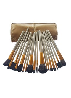 Urban Beauty Urban Beauty 18 Piece Makeup Brush Set (Beige)  - Image 2