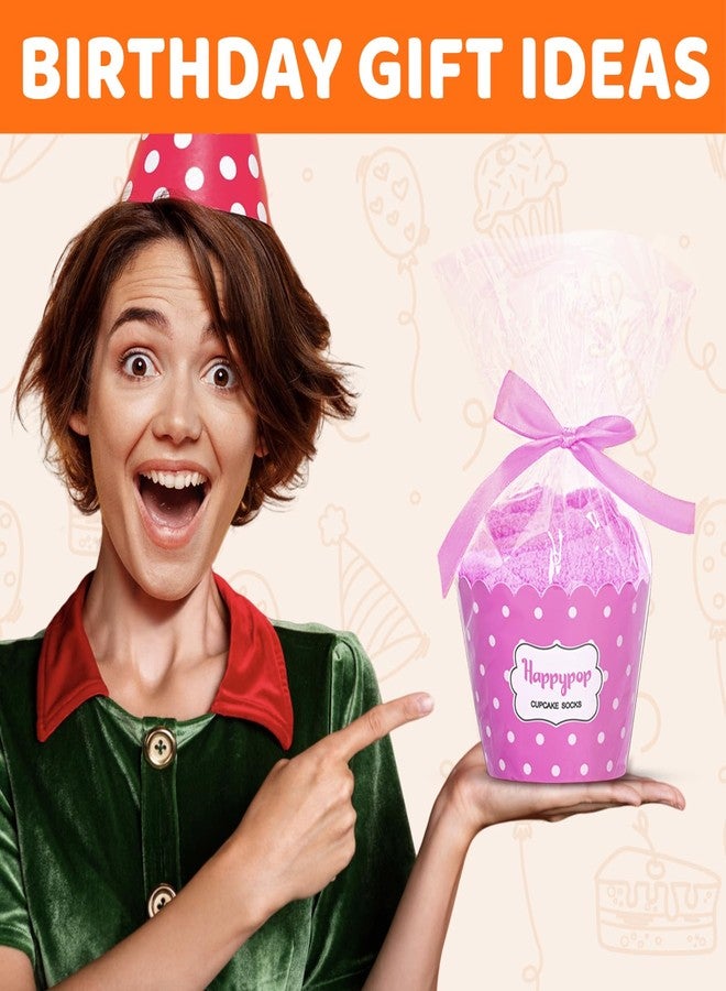 Happy Pop هدايا عيد الميلاد الخامس والأربعين من هابي بوب للنساء - جوارب لصديقات في سن الخامسة والأربعين، أفكار هدايا لنساء في منتصف العمر من مواليد عام 1980 - Image 2
