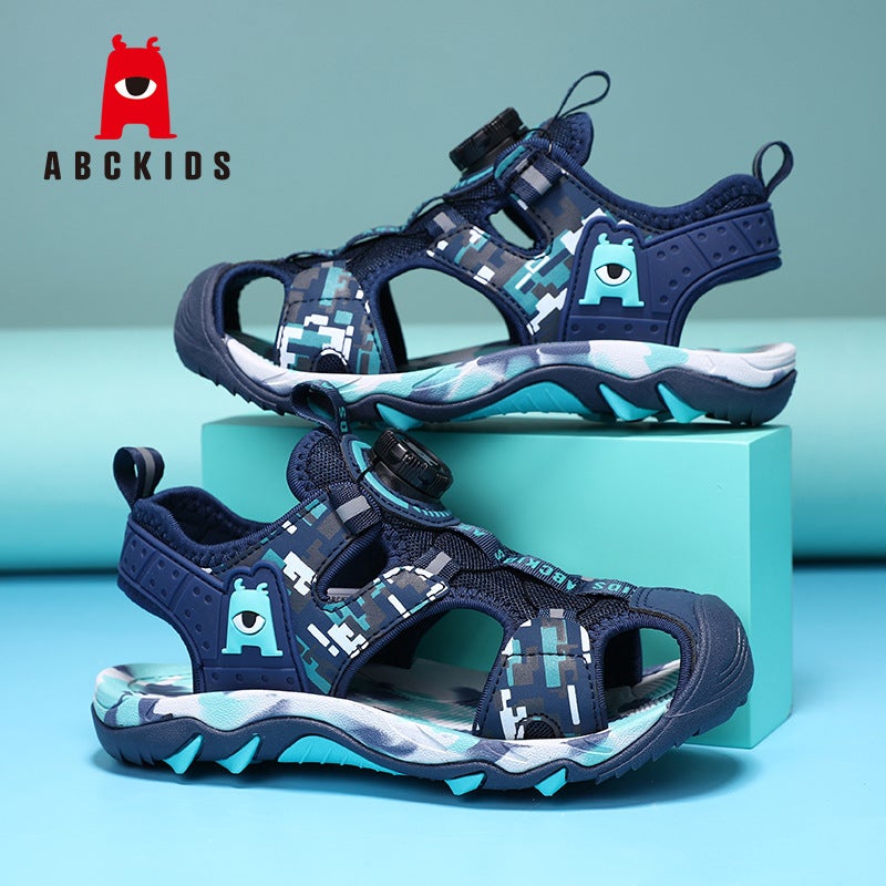 Abckids Children'S Shoes Girls Children'S Outdoor Beach Shoes Big Kids Girls Knob-Toed Sandals - Image 4