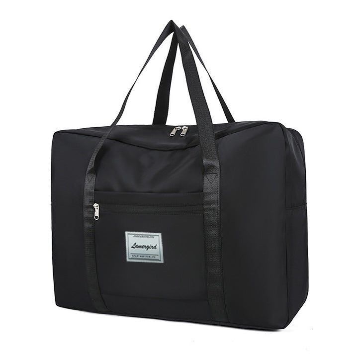 Cross-border supply large capacity portable short-distance travel bag thickened waterproof pending home moving bag clothes storage bag wholesale Black
