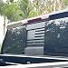 Zxiaochun Rear Middle Window American Flag Decal for Chevy SilveradoGMC Sierra 20042016 2017 2018 Back Sliding Center Window Glass USA Flag Vinyl Sticker Exterior AccessoriesMatte Black - Image 2
