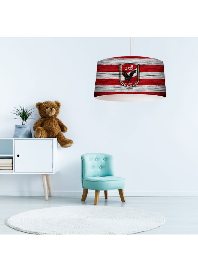 tbshomelamp Fabric Kid'S Ceiling Lamp   Multicolor 42x25 cm 