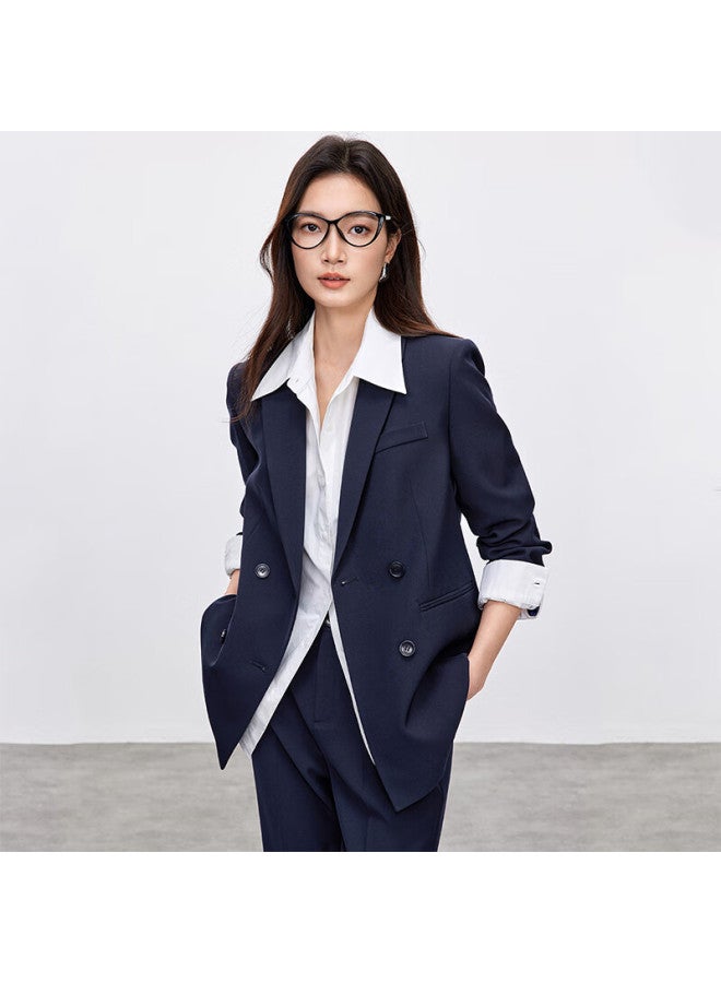 Sentubila Shangdu Bila Women's Professional Commuter Blazer Spring Autumn High-end Interview Formal Business Elegant Small Suit Jacket - Image 2