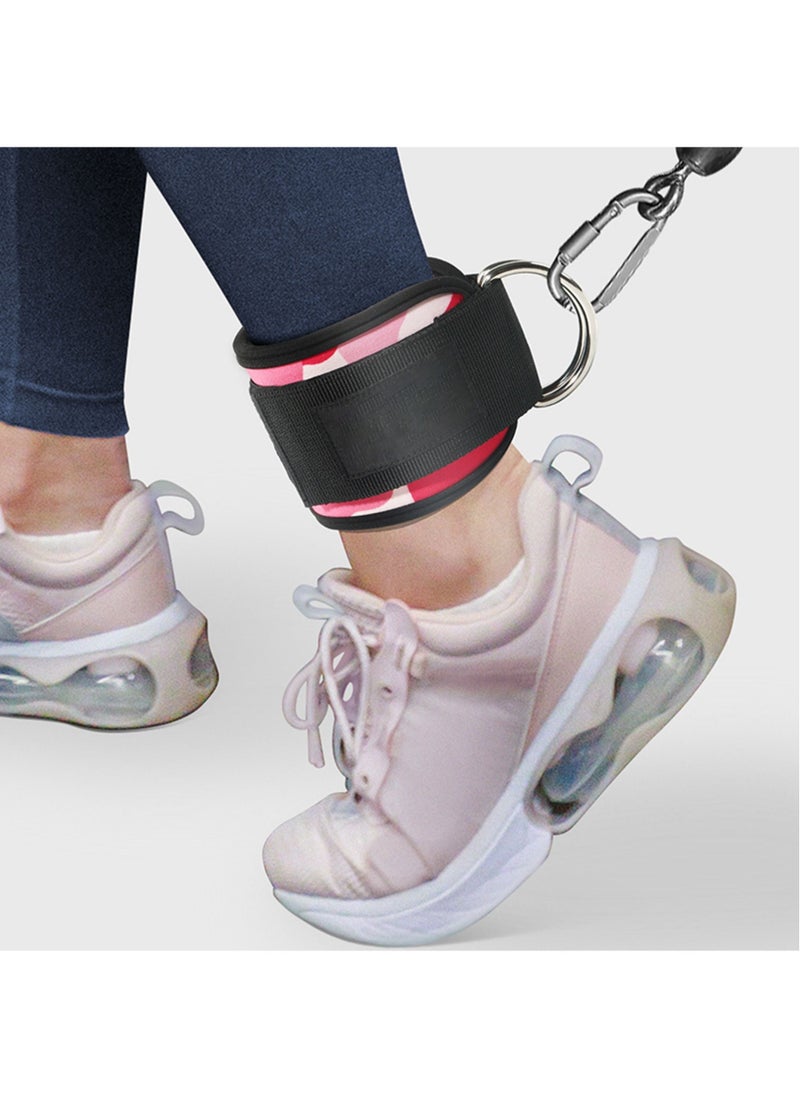 Rock Pow Ankle Strap for Cable Machine Gym Ankle Cuff for Kickbacks Leg Extensions Glute Workouts Booty Hip Abductors Exercise for Women and Men  - Image 2