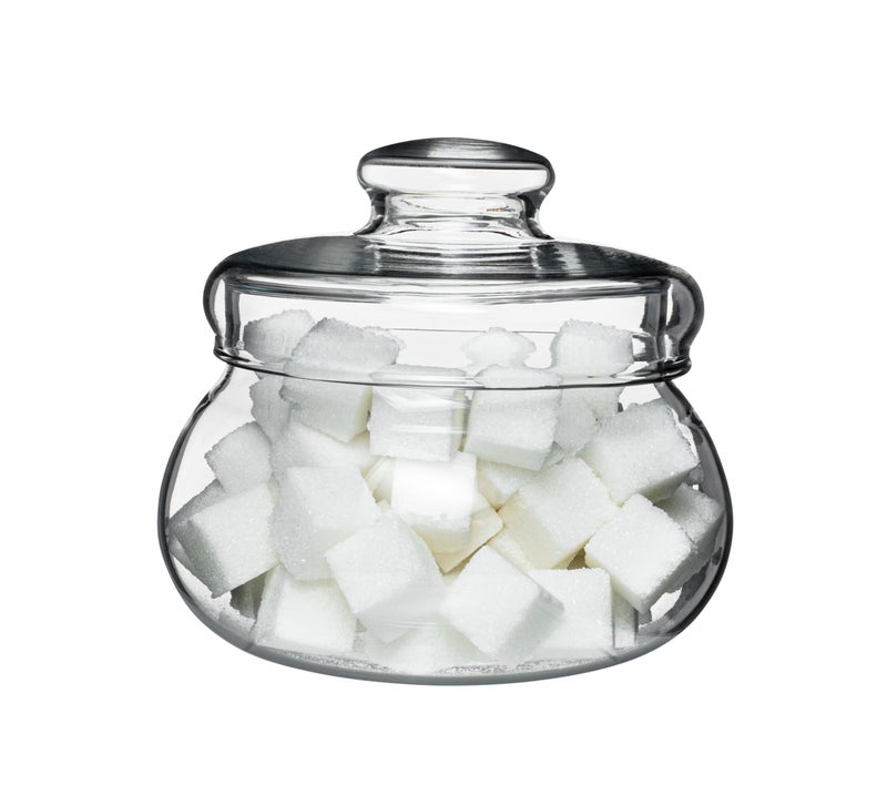 SIMAX Borosilicate Glass Sugar Bowl with Lid 16 Ounce Clear Durable Dishwasher Safe Classic Style Sugar Container Coffee Beans Nuts Tea Spices Holder Made in Czech Republic