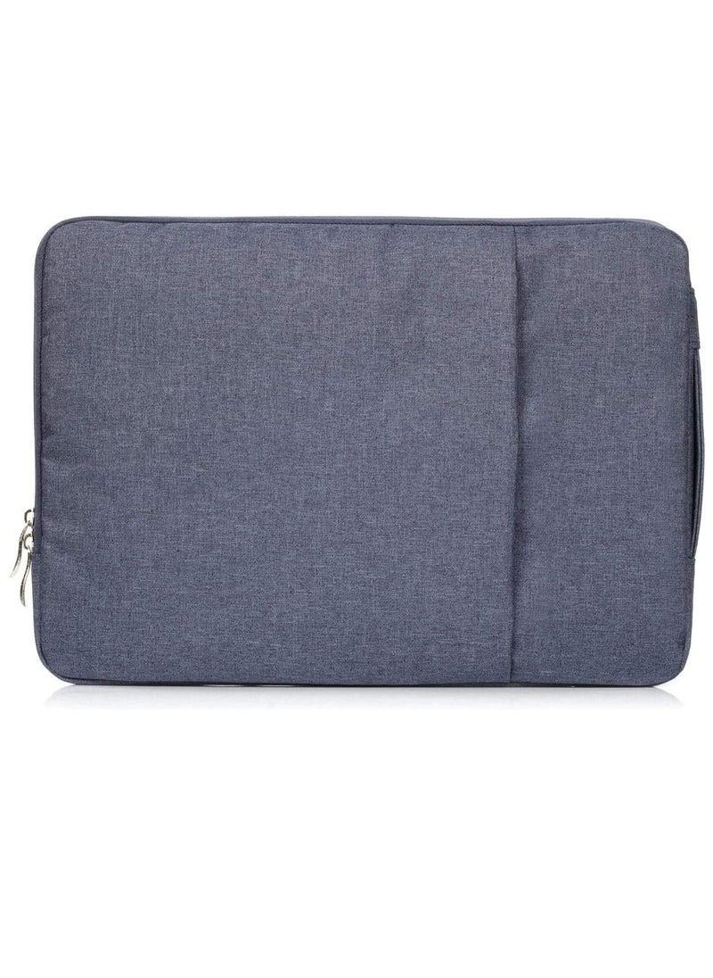 Generic Laptop Sleeve Bag Compatible with MacBook Air 13 inch A2337 M1 A2179 A1932 2018-2022/Pro 13 M2 M1 A2338 A2251 A2289 A2159 A1989 A1706 A1708, Polyester Vertical Case with Pocket BLACK  - Image 4