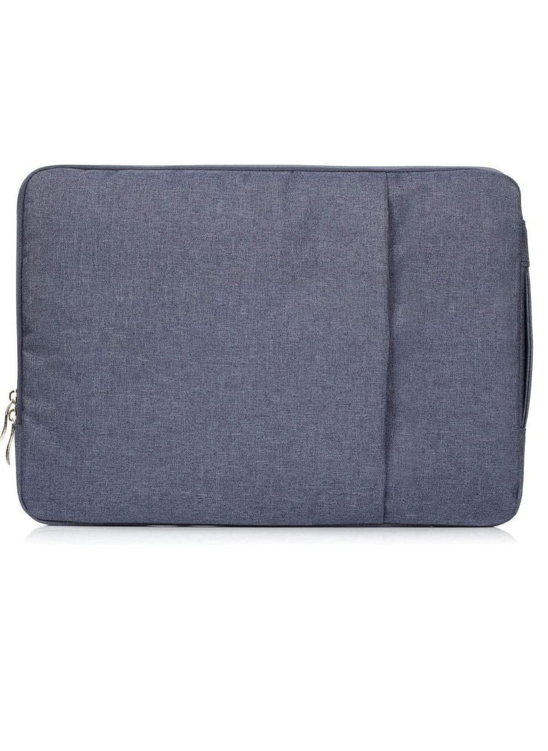 Generic Laptop Sleeve Bag Compatible with MacBook Air 13 inch A2337 M1 A2179 A1932 2018-2022/Pro 13 M2 M1 A2338 A2251 A2289 A2159 A1989 A1706 A1708, Polyester Vertical Case with Pocket BLACK  - Image 2