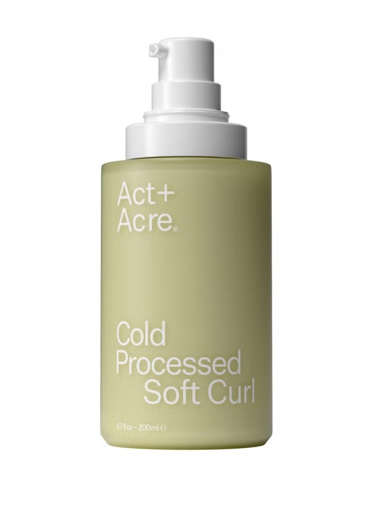 Act+Acre Cold Processed Soft Curl Lotion 200ml - Image 1
