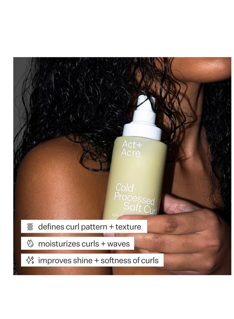 Act+Acre Cold Processed Soft Curl Lotion 200ml - Image 2