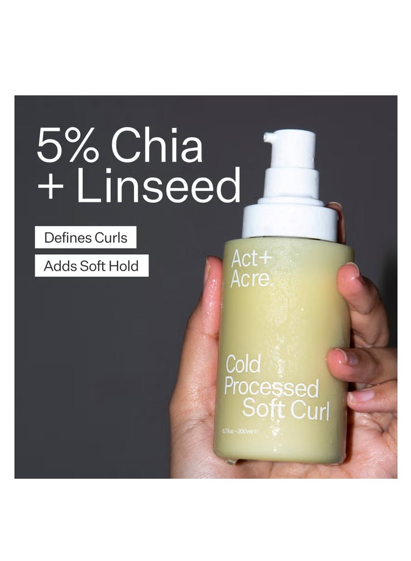 Act+Acre Cold Processed Soft Curl Lotion 200ml - Image 4