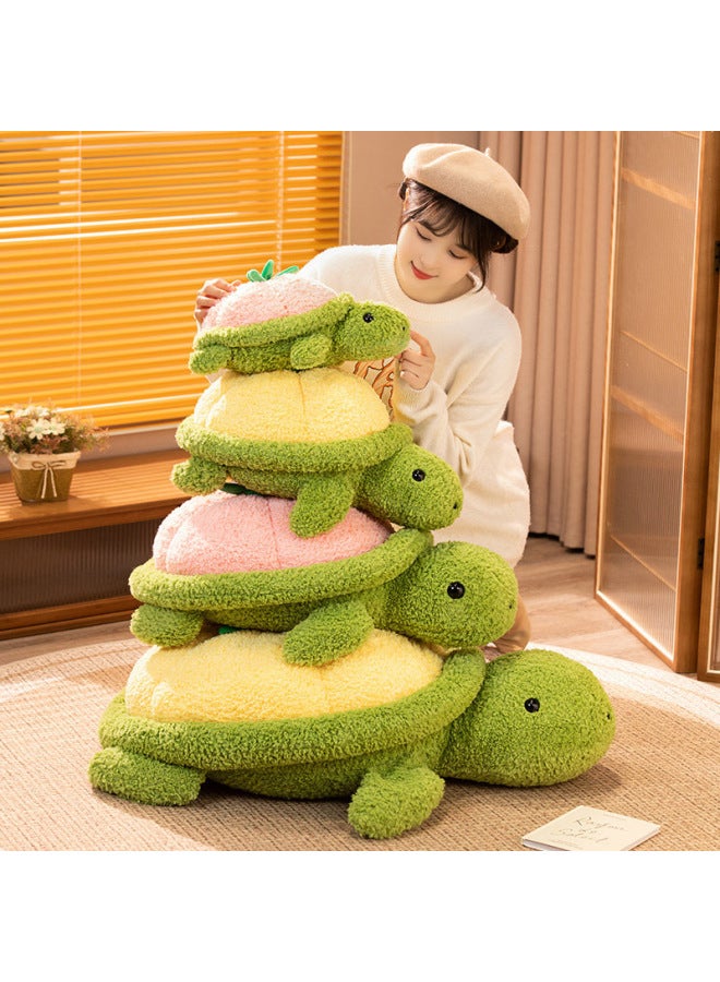 Fruit Turtle Fabric Home Animal Series Floor Mat Cushion Tatami Bay Window Flower Mat Thickened Floor Mat-Color:Pink-Height:60cm