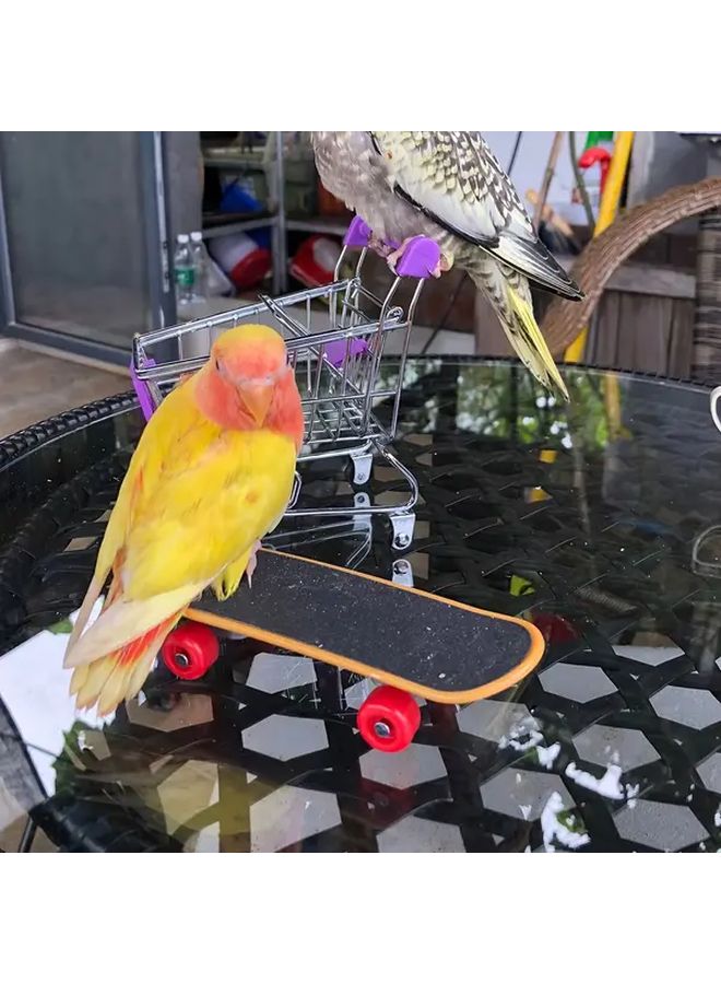 لوح تزلج صغير عشوائي اللون للسلاحف والطيور لتسلق ممتع بدون بطارية - Image 5