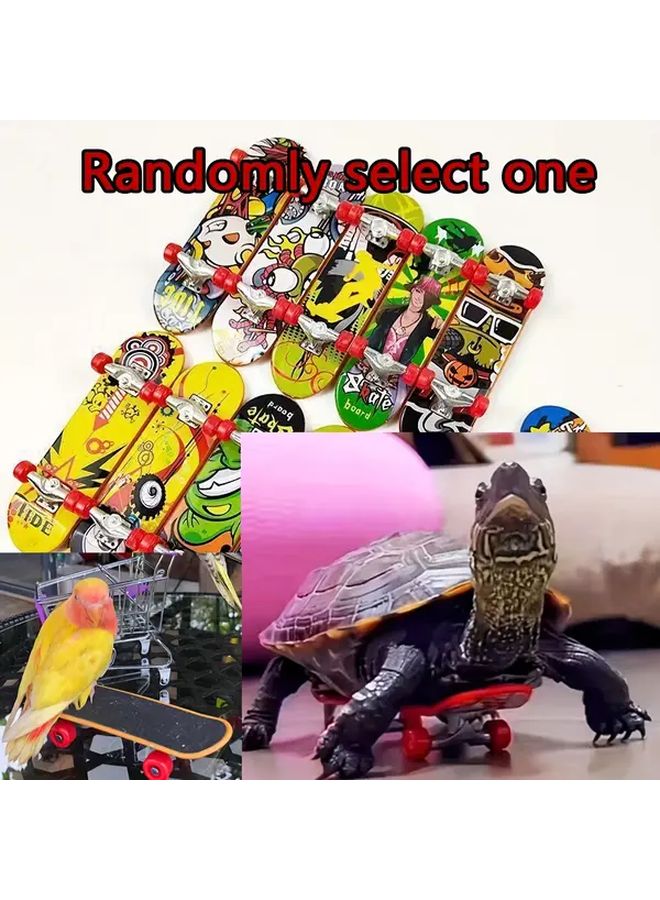 لوح تزلج صغير عشوائي اللون للسلاحف والطيور لتسلق ممتع بدون بطارية - Image 2