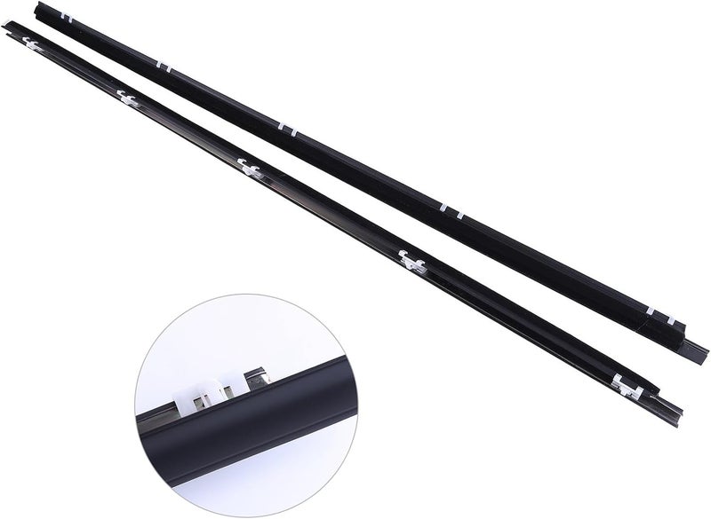 PHEZEN Left & Right Side Window Door Trim Strip for 1992-1995 Honda Civic EG6 - Image 4