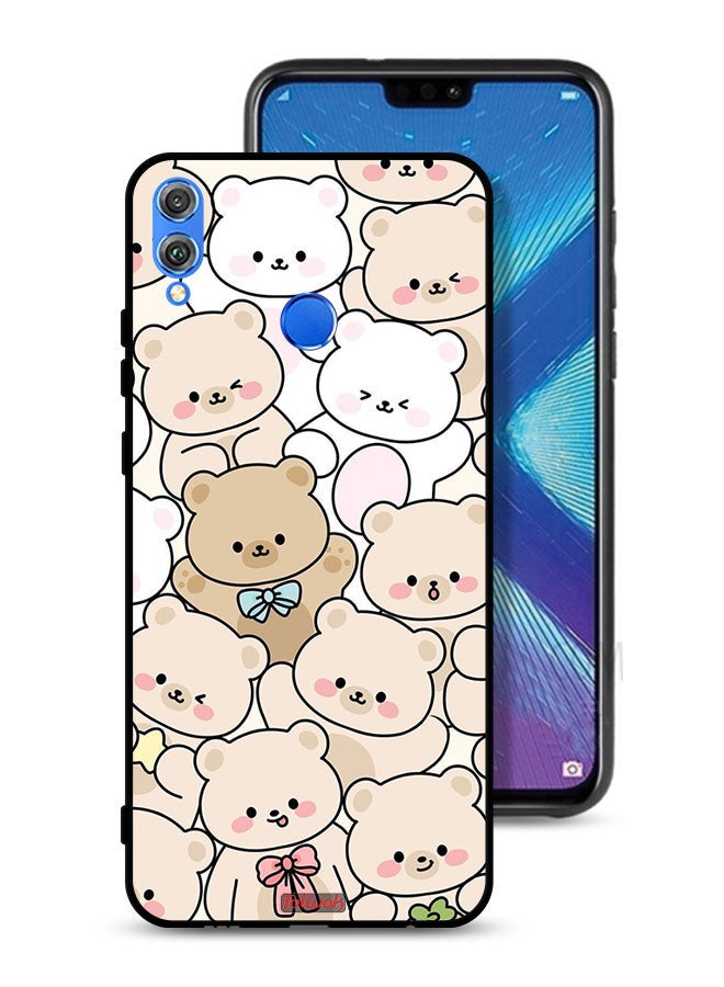 Tolwak Honor 8X Protective Case Cover Bears Pattern - Image 1