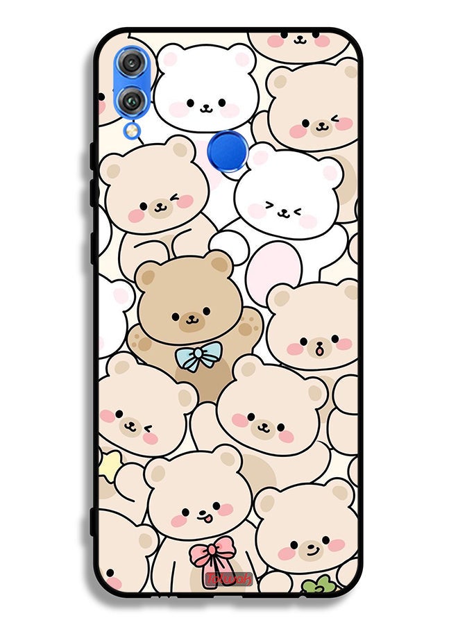 Tolwak Honor 8X Protective Case Cover Bears Pattern - Image 2
