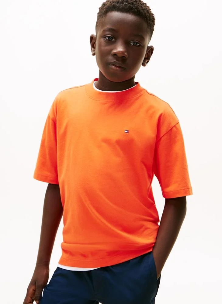 TOMMY HILFIGER Kids Essential Crew Neck T-Shirt