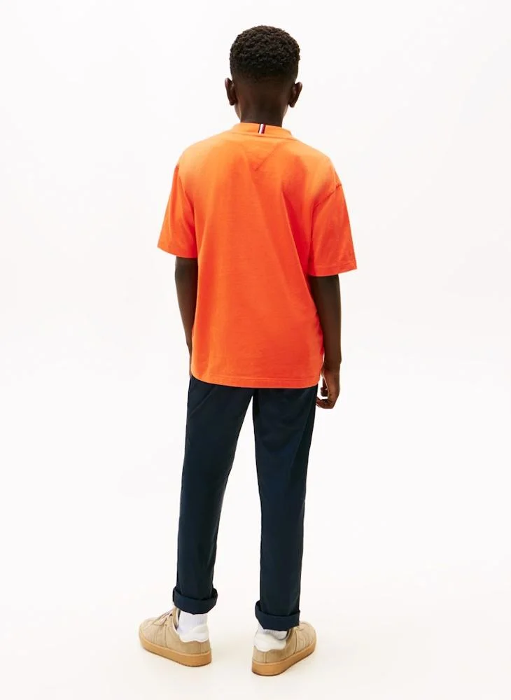 TOMMY HILFIGER Kids Essential Crew Neck T-Shirt
