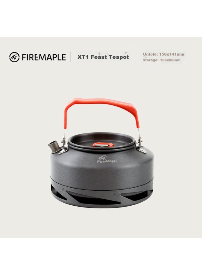 Fire-maple Xt1 Heat-concentrating Pot, Aluminum Tea Pot, Outdoor Camping Picnic Kettle, Coffee Pot, Hot Water Pot, 0.7l, Tea Brewing Pot - Image 1