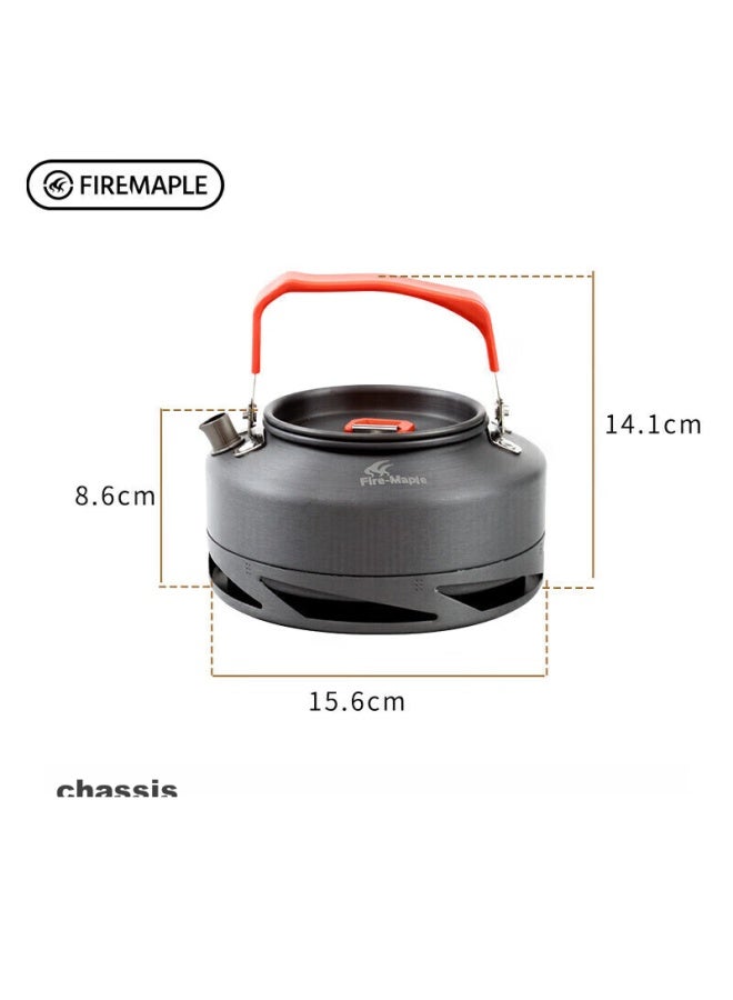 Fire-maple Xt1 Heat-concentrating Pot, Aluminum Tea Pot, Outdoor Camping Picnic Kettle, Coffee Pot, Hot Water Pot, 0.7l, Tea Brewing Pot - Image 5