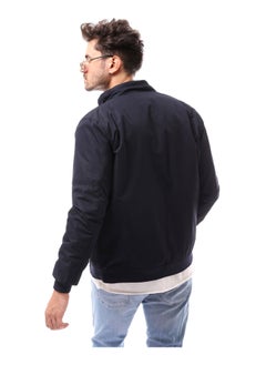 Andora Waterproof Fly Zipper Cotton Jacket_Navy Blue  - Image 4