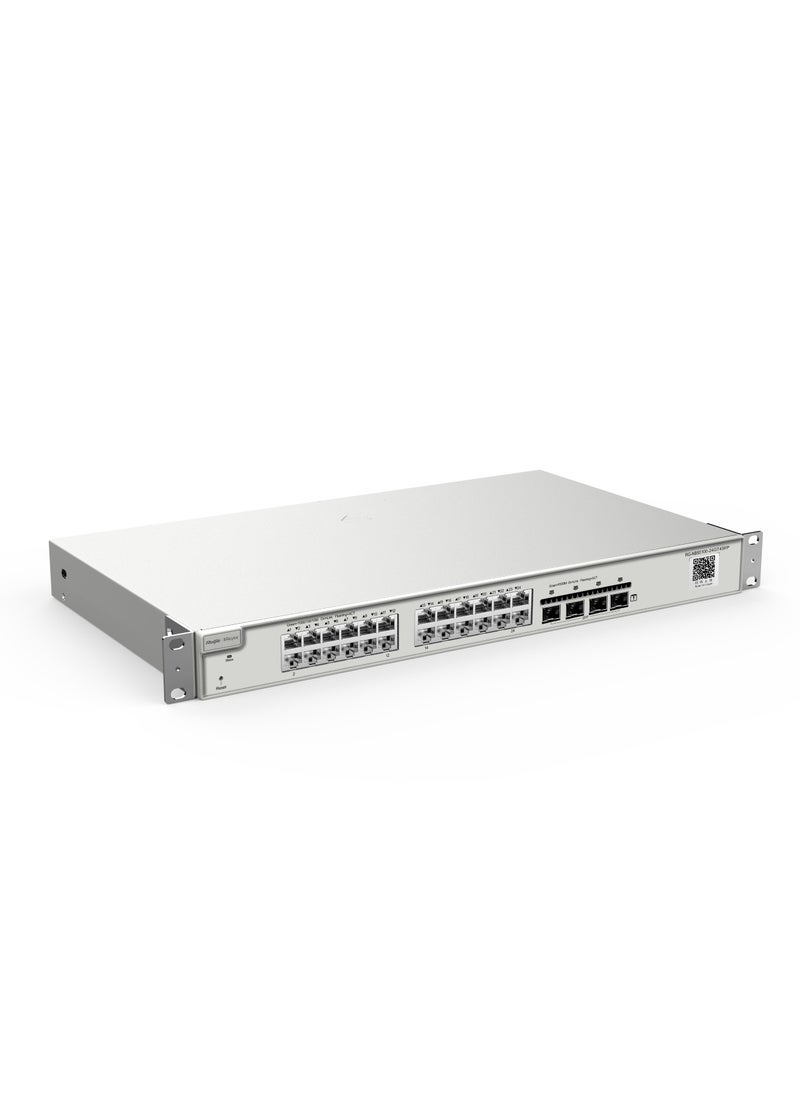Ruijie REYEE RG-NBS5200-24GT4XS, 24-port Gigabit Layer 3 Non-PoE Switch, 4 SFP+ Uplink  - Image 2
