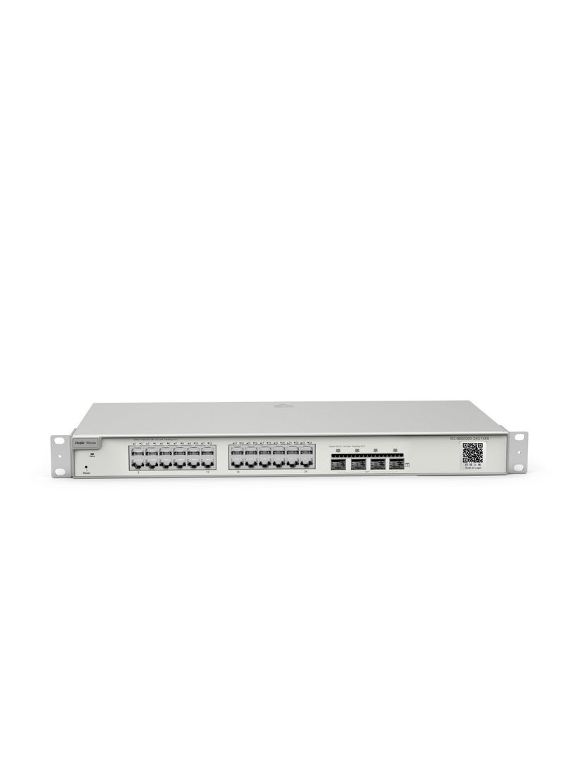 Ruijie REYEE RG-NBS5200-24GT4XS, 24-port Gigabit Layer 3 Non-PoE Switch, 4 SFP+ Uplink  - Image 3