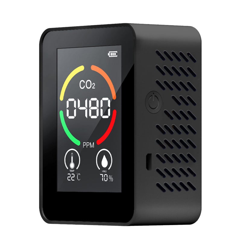 3 in 1 Carbon Dioxide Detector Air Quality Monitor Temperature Humidity Air Analyzer for CO2 Digital CO2 Meter for Home Office - Image 1