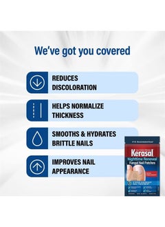 Kerasal Nighttime Renewal Fungal Nail Patches - 14 Patch Twin Pack - Overnight Nail Repair for Nail Fungus Damage, 8-Hour Nail Treatment Restores Healthy Appearance  - Image 3