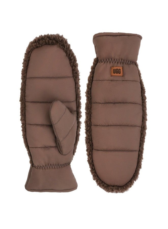 أوغ قفازات UGG النسائية Aw Uggfluff، لون All Spice، مقاس L/XL - Image 3