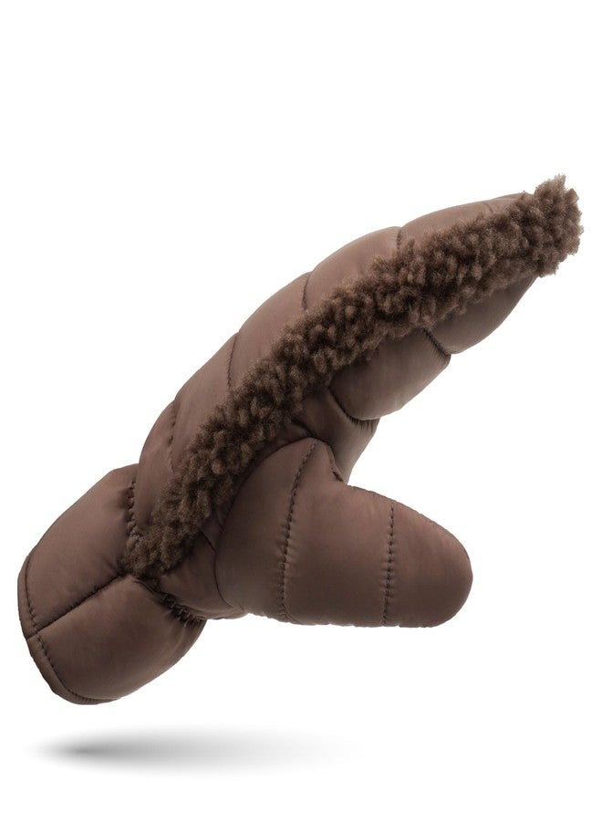 أوغ قفازات UGG النسائية Aw Uggfluff، لون All Spice، مقاس L/XL - Image 4